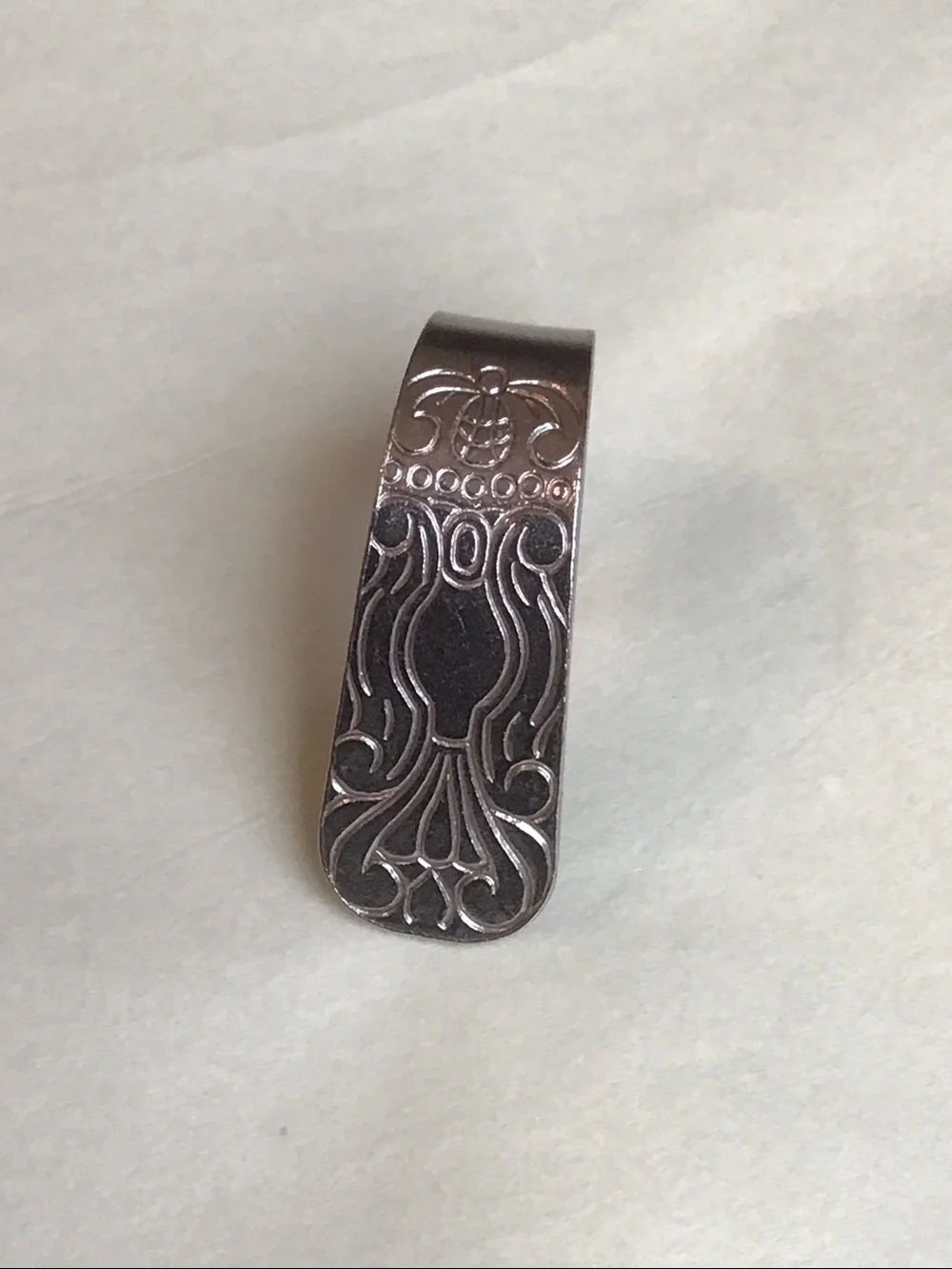 Vintage Silver Spoon Ring, Adjustable